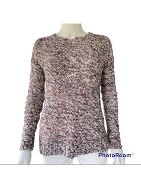 Forever 21 Boucle Sweater Red, White and Blue Size Small